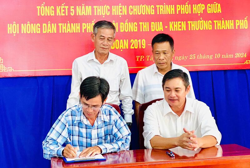 Hội Nông dân TP. Tây Ninh: Nhiều kết quả nổi bật trong 5 năm thực hiện các phong trào thi đua yêu nước