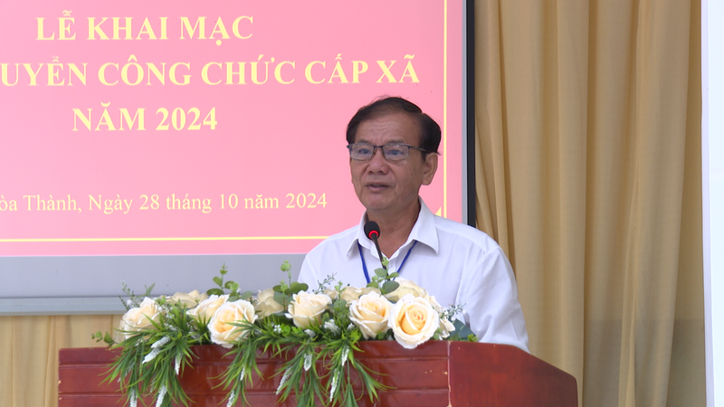 Hoà Thành: 134 thí sinh thi tuyển công chức cấp xã năm 2024