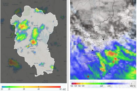 Tin cảnh báo dông, tố, lốc, sét, mưa đá và mưa lớn cục bộ trên địa bàn tỉnh Tây Ninh