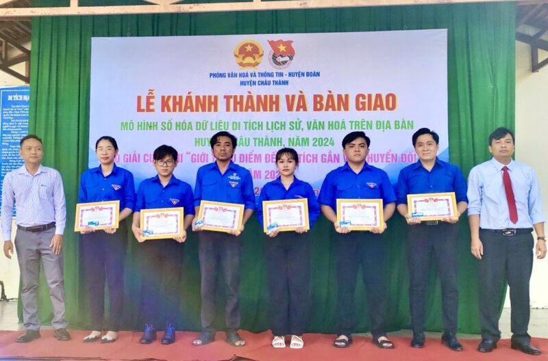 Châu Thành: Khánh thành và bàn giao mô hình số hoá dữ liệu di tích lịch sử, văn hoá