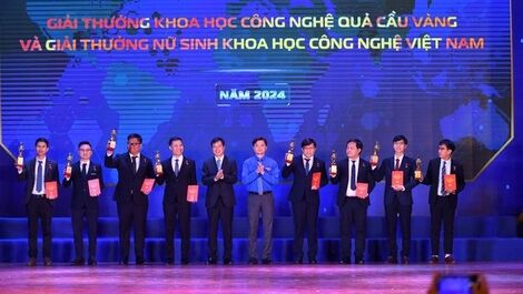 10 tài năng trẻ nhận giải thưởng Khoa học công nghệ Quả Cầu Vàng