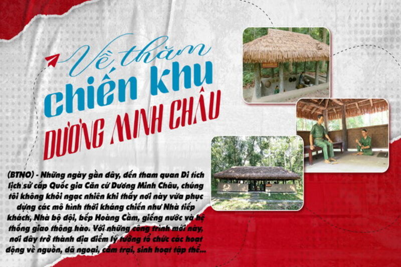 Về thăm chiến khu Dương Minh Châu