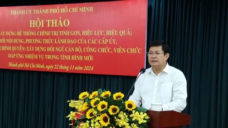 Xây dựng hệ thống chính trị tinh gọn, hiệu lực theo mô hình chính quyền đô thị