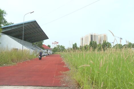 Trung tâm Văn hoá, Thể thao và Truyền thanh Thành phố xuống cấp nghiêm trọng