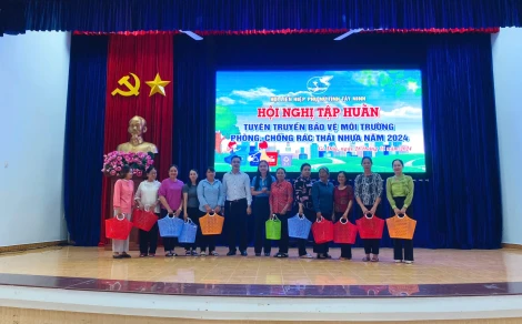 Hội Liên hiệp phụ nữ tỉnh: Tập huấn kiến thức về bảo vệ môi trường