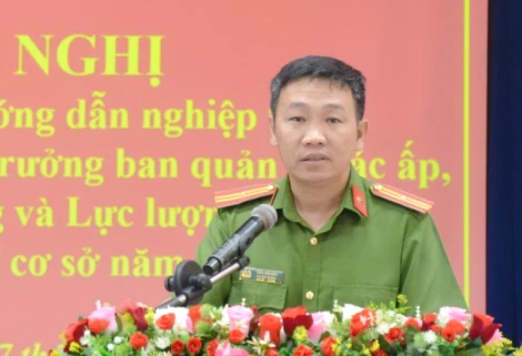 Công an huyện Tân Châu: Tuyên truyền kiến thức pháp luật về phòng cháy chữa cháy cho đội an ninh trật tự cơ sở