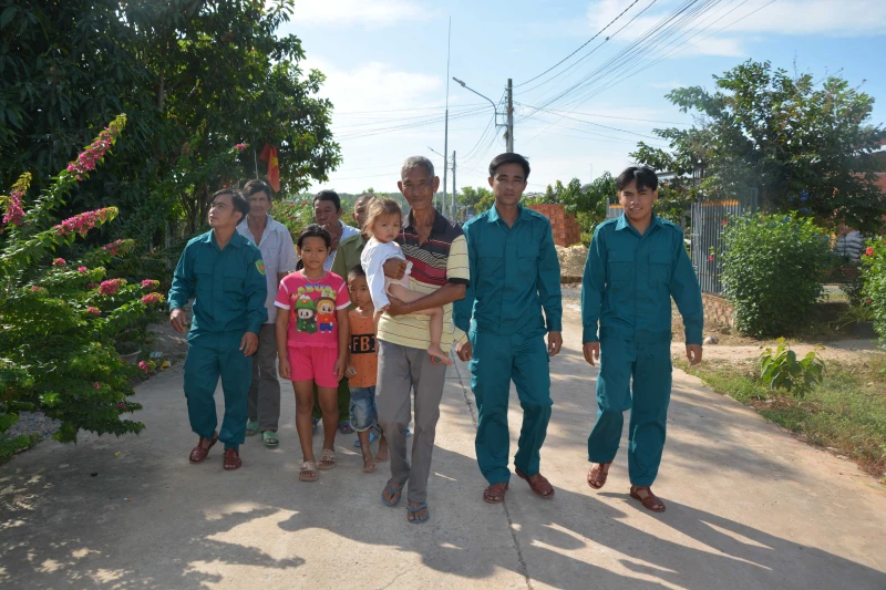 Cuộc sống mới ở điểm dân cư biên giới Bàu Năng