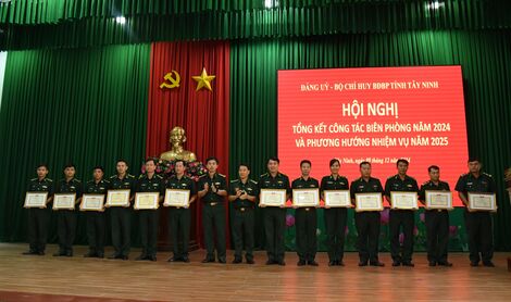 Bộ đội Biên phòng Tây Ninh: Hoàn thành xuất sắc nhiệm vụ năm 2024