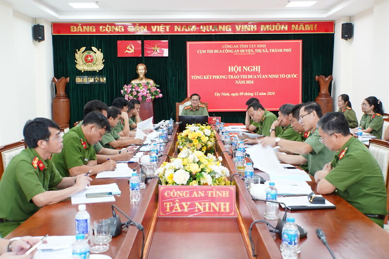 Tổng kết phong trào thi đua "Vì an ninh Tổ quốc" năm 2024