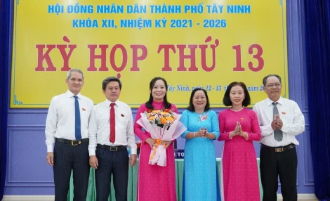 HĐND thành phố Tây Ninh khai mạc kỳ họp thứ 13