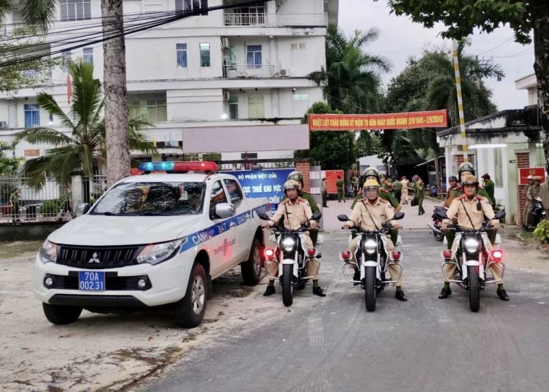 Châu Thành: Ra quân cao điểm tấn công trấn áp tội phạm dịp tết Nguyên đán Ất Tỵ 2025