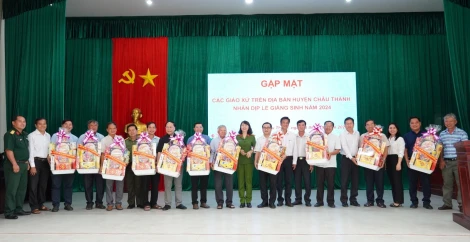 Huyện Châu Thành: Gặp mặt các giáo xứ nhân dịp lễ giáng sinh năm 2024