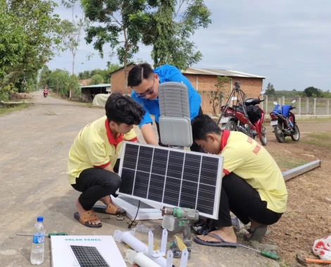 Trường Đại học Nam Cần Thơ tổ chức các hoạt động Xuân tình nguyện tại huyện Châu Thành