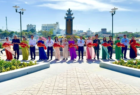 Lễ khánh thành đài tưởng niệm ghi danh các liệt sĩ hy sinh tại trận đánh cầu Cần Đăng