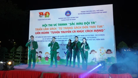 Thành phố Tây Ninh: Liên hoan tuyên tuyền ca khúc cách mạng