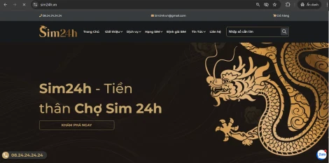 Sim24h - Bước chuyển mình từ thương hiệu Chợ Sim 24h