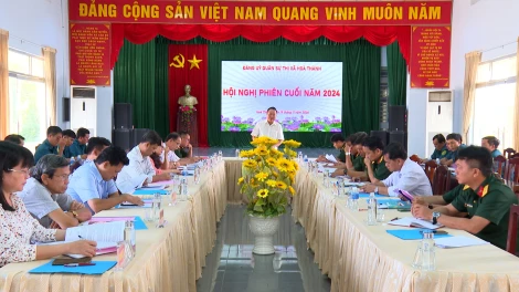 Xây dựng lực lượng vũ trang thị xã Hoà Thành vững mạnh, đáp ứng yêu cầu, nhiệm vụ trong tình hình mới