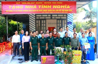 Hội Cựu chiến binh Tân Châu quan tâm hỗ trợ nhà ở cho hội viên