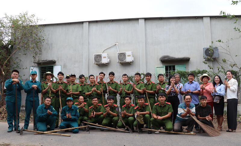 Thanh niên lực lượng vũ trang xung kích trong công tác dân vận