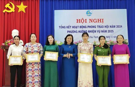 Hội LHPN huyện Châu Thành: Tổng kết hoạt động phong trào Hội năm 2024