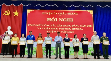 Châu Thành: Tổng kết công tác xây dựng Đảng năm 2024