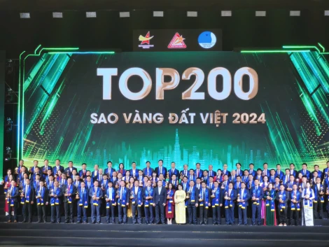 Công ty Cổ phần y tế Hùng Duy được tôn vinh “Top 200 Sao vàng đất Việt năm 2024”