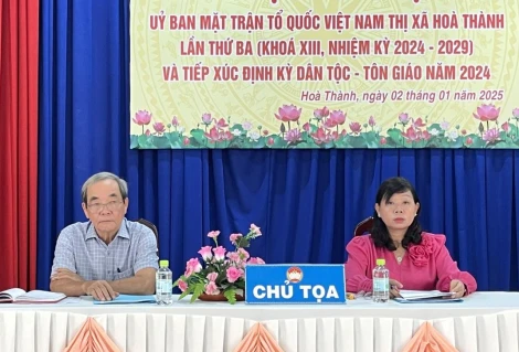 Hoà Thành tiếp xúc định kỳ tôn giáo - dân tộc năm 2024