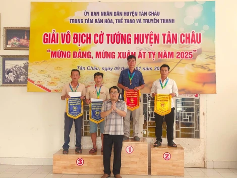 Tân Châu: Tổ chức Giải vô địch Cờ Tướng