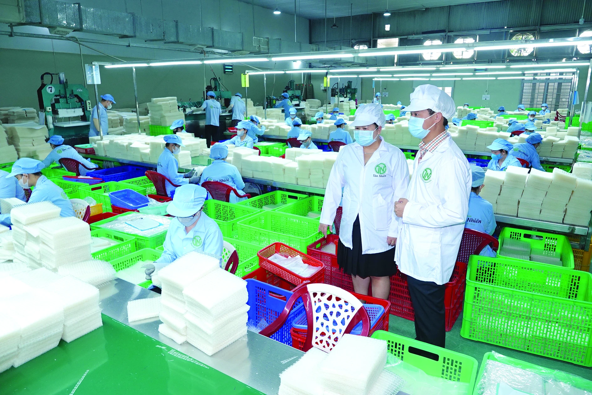 Công ty TNHH Tân Nhiên bước đầu chuyển mình sang sản xuất xanh luôn đặt tiêu chí  môi trường xanh lên hàng đầu
