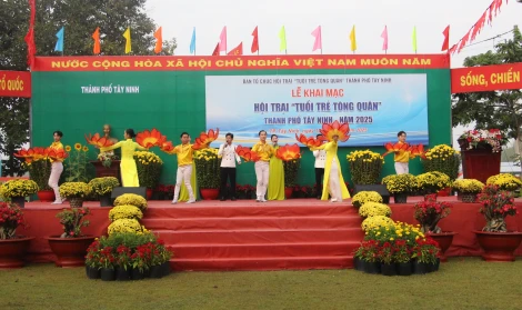 Thành phố Tây Ninh: Khai mạc hội trại “Tuổi trẻ tòng quân” năm 2025