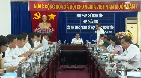 Ban Pháp chế HĐND tỉnh: Thẩm tra nội dung trình kỳ họp thứ 17 HĐND tỉnh