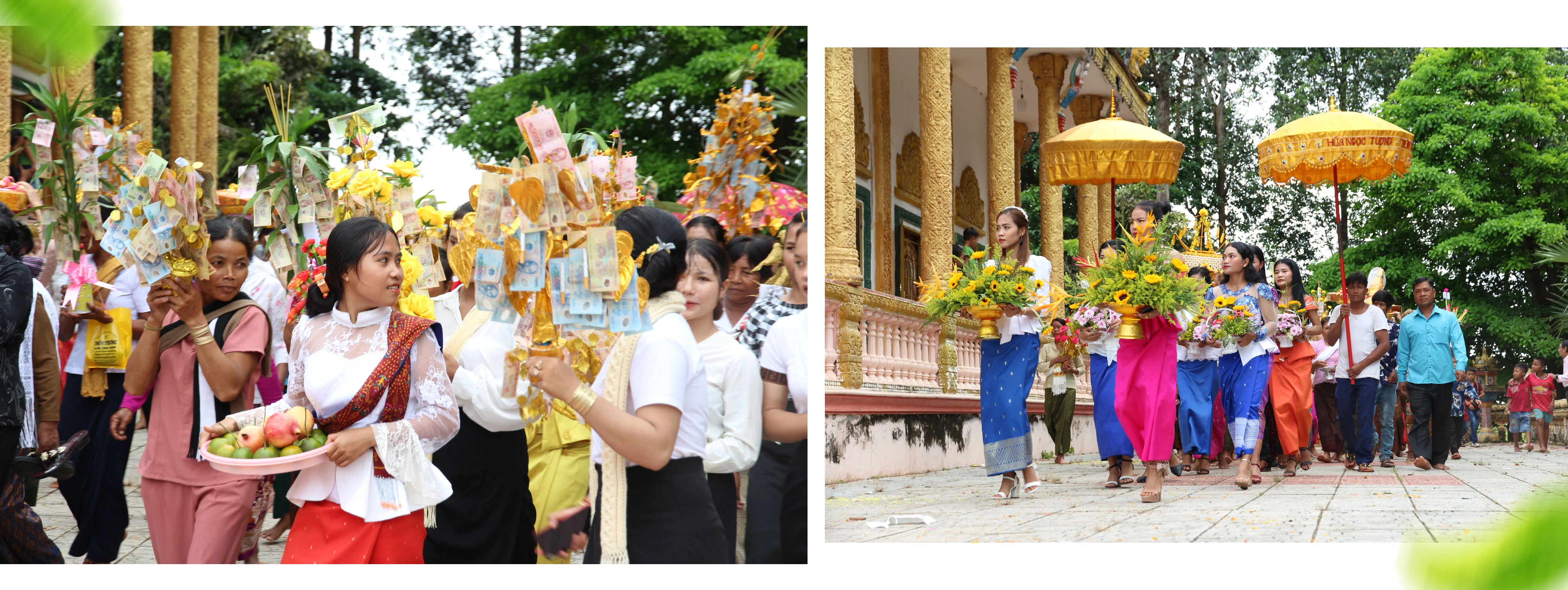 Người Khmer tại xã Tân Đông vui Tết cổ truyền Chol Chnam Thmay (ảnh: Ngọc Diêu)