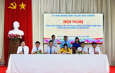 Hoà Thành: Triển khai sâu rộng, sôi nổi các phong trào thi đua