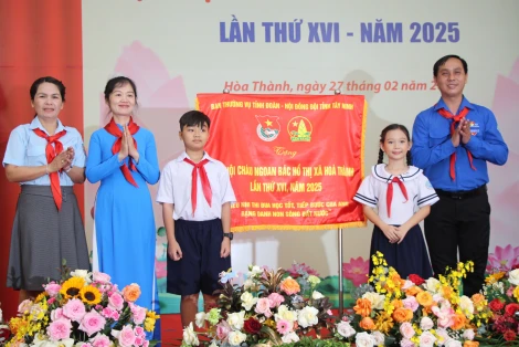 Đại hội Cháu ngoan Bác Hồ lần thứ XVI thị xã Hoà Thành: Vinh danh gương sáng thiếu nhi