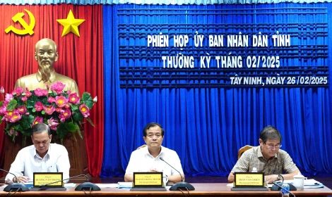 Phiên họp UBND tỉnh thường kỳ tháng 2.2025: Điều chỉnh, bổ sung kế hoạch đầu tư công