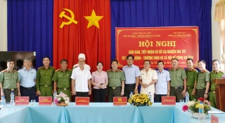 Công an tỉnh Tây Ninh: Tiếp nhận cơ sở cai nghiện ma tuý từ Sở Lao động – Thương binh và Xã hội