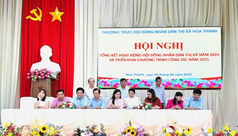 Thị xã Hoà Thành: Nâng cao chất lượng hoạt động của HĐND các cấp