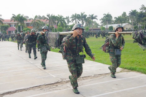 Sư đoàn 5 luyện tập chuyển trạng thái sẵn sàng chiến đấu năm 2025