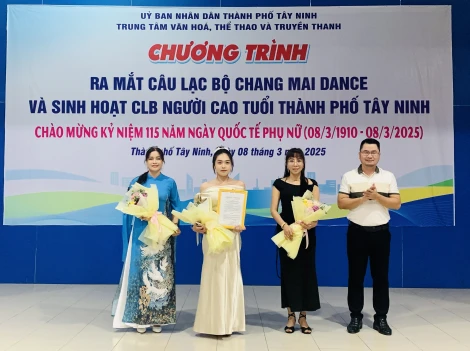 Thành phố Tây Ninh: Ra mắt Câu lạc bộ Chang Mai dance và sinh hoạt Câu lạc bộ Người cao tuổi