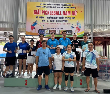 Thị xã Trảng Bàng sôi nổi Giải pickleball năm 2025