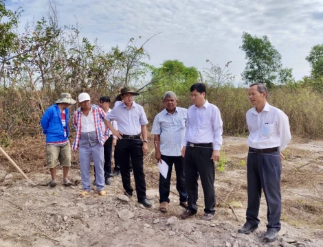 Châu Thành: Kiểm tra tiến độ xây dựng nhà đại đoàn kết