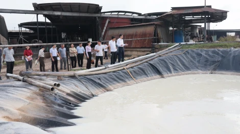 Đoàn đại biểu Quốc hội tỉnh khảo sát công tác bảo vệ môi trường tại một số doanh nghiệp