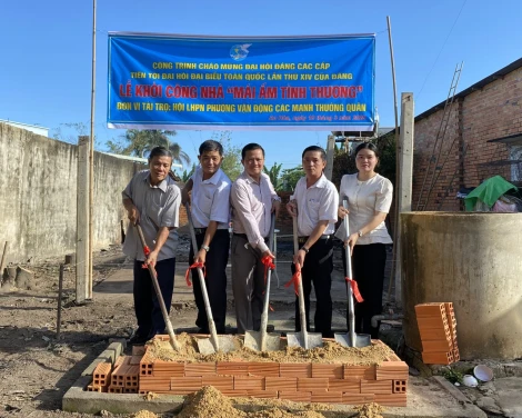 Phường An Hoà: Khởi công xây dựng nhà “Mái ấm tình thương” và nhà “Tình nghĩa quân dân”