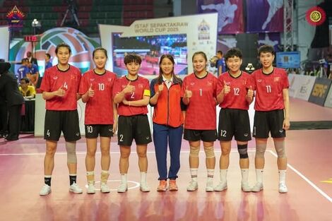 Thắng kịch tính Thái Lan, cầu mây nữ Việt Nam lần đầu vô địch World Cup