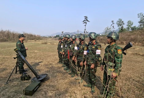 Đội tuyển Quân khu 7 tham gia thi đấu vòng 2 chương trình “Quân khu số 1 - Thách đấu” năm 2025