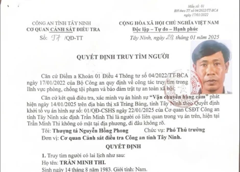 Truy tìm đối tượng Trần Minh Thi