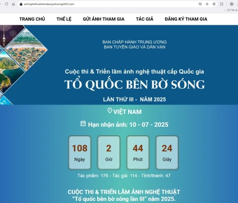 Hưởng ứng cuộc thi và triển lãm ảnh nghệ thuật cấp quốc gia “Tổ quốc bên bờ sóng” lần thứ III