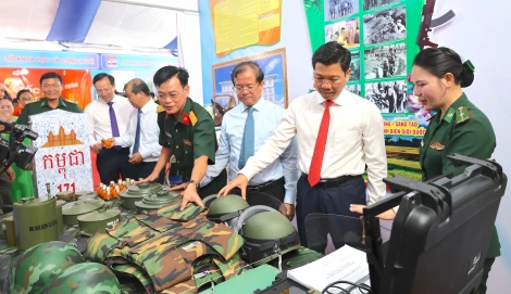 Đặc sắc các gian hàng tại sự kiện kỷ niệm 50 năm ngày giải phóng Tây Ninh