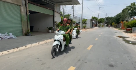 Công an cấp xã bảo đảm an ninh, trật tự an toàn giao thông những ngày nghỉ lễ