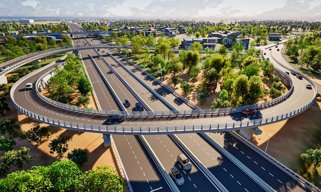 Phối cảnh cao tốc Thành phố Hồ Chí Minh - Mộc Bài.